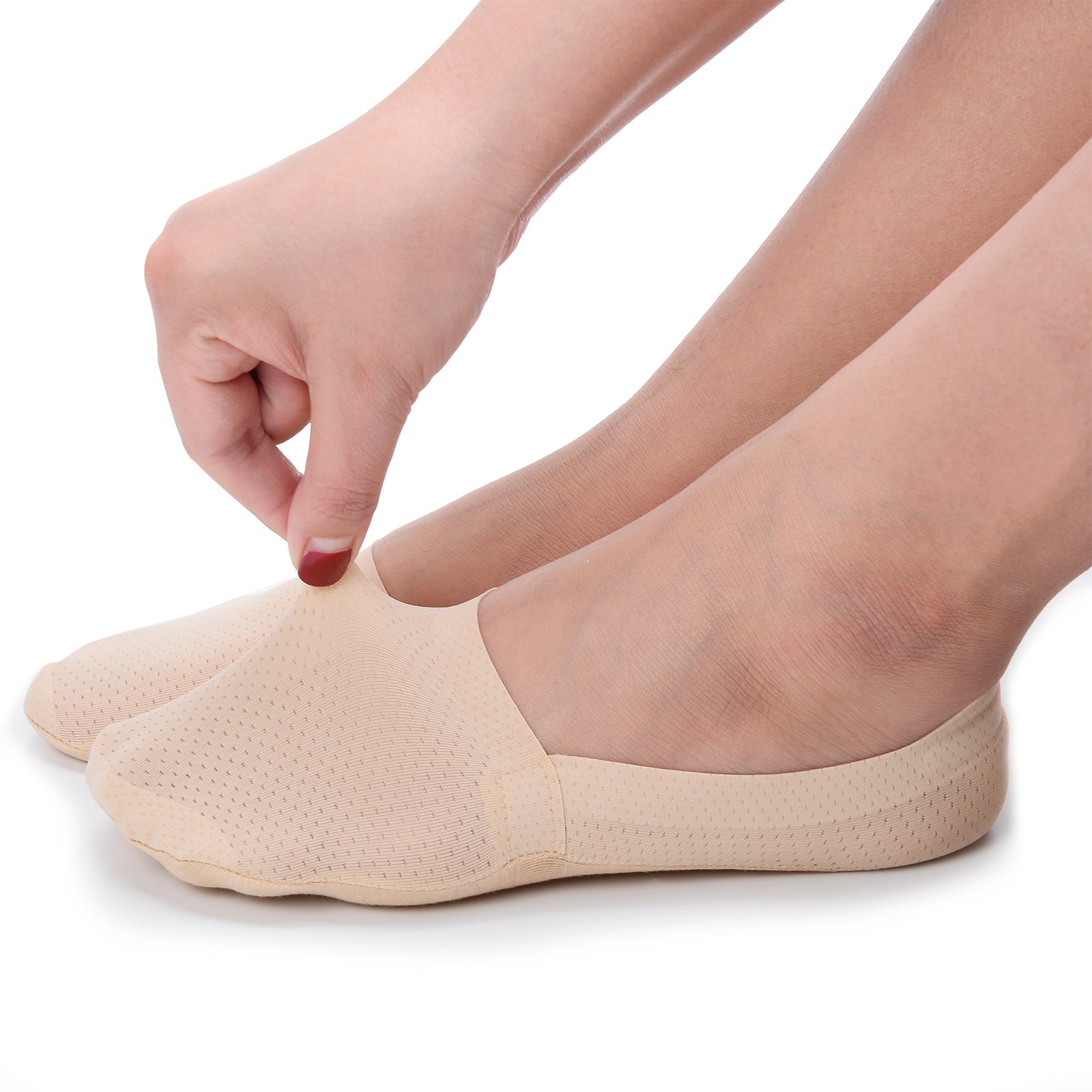 Soxbang No Show Socks Women Thin & Cooling Liner Socks with Non Slip G –  Flammi